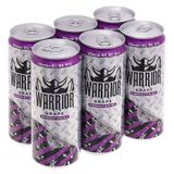  Nước tăng lực Warrior hương nho thùng 24 lon x 325ml 