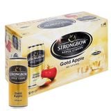  Nước táo lên men Strongbow gold Apple vị táo thùng 24 lon x 330ml 