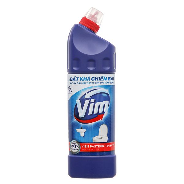  Nước tẩy bồn cầu & nhà tắm VIM diệt khuẩn chai 880ml 