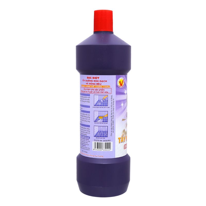  Nước tẩy bồn cầu và nhà tắm Sumo bộ 2 chai x 1 lít 