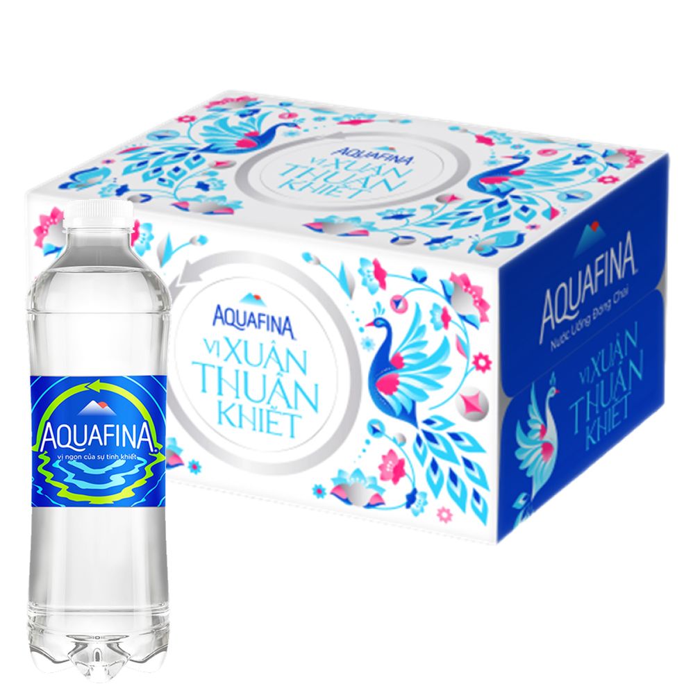  Nước tinh khiết Aquafina chai 355 ml 