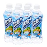  Nước trái cây Ice+ vị cam chanh chai 490ml 