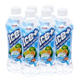  Nước trái cây Ice+ vị cam chanh thùng 24 chai x 490ml 