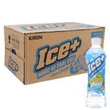  Nước trái cây Ice+ vị cam chanh thùng 24 chai x 490ml 