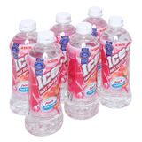  Nước trái cây Ice+ vị đào thùng 24 chai x 490ml 