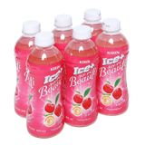  Nước trái cây Ice+ vị sơ ri lốc 6 chai x 345ml 