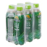  Nước trái cây Vfresh trà xanh và nha đam lốc 6 chai x 350ml 