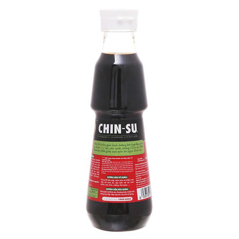  Nước tương Chinsu nấm Shiitake thùng 24 chai x 330ml 