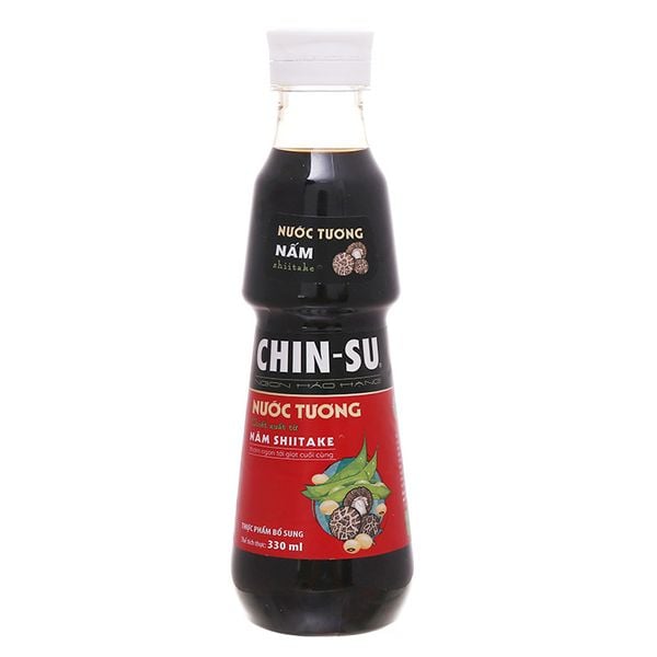  Nước tương Chinsu nấm Shiitake chai 330ml 