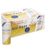  Nước uống có ga All Free vị lúa mạch thùng 24 lon x 330ml 