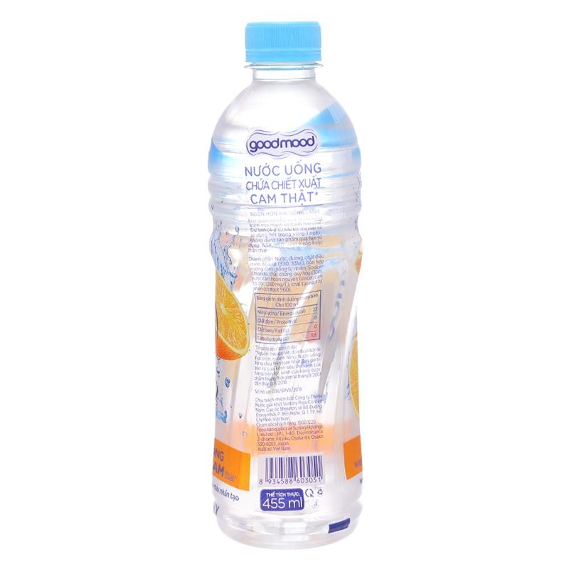  Nước uống Good Mood vị cam chai 455ml 