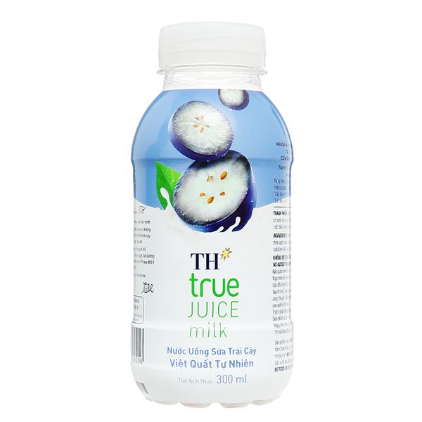  Nước uống sữa trái cây TH True Juice Milk hương việt quất chai 300ml 