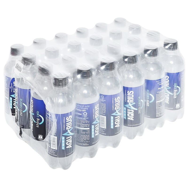  Nước uống vận động Aquarius lốc 6 chai x 390ml 