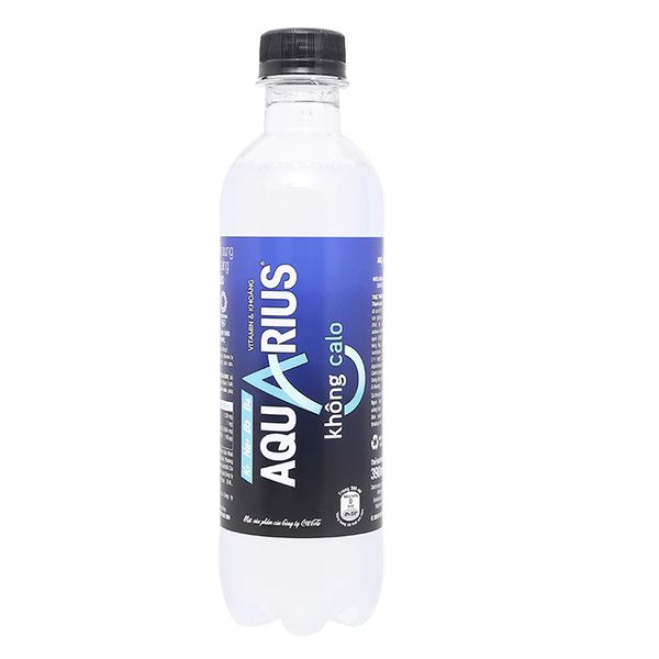  Nước uống vận động Aquarius Zero chai 390ml 