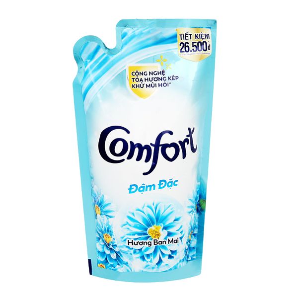  Nước xả vải Comfort một lần xả hương ban mai túi 800 ml 