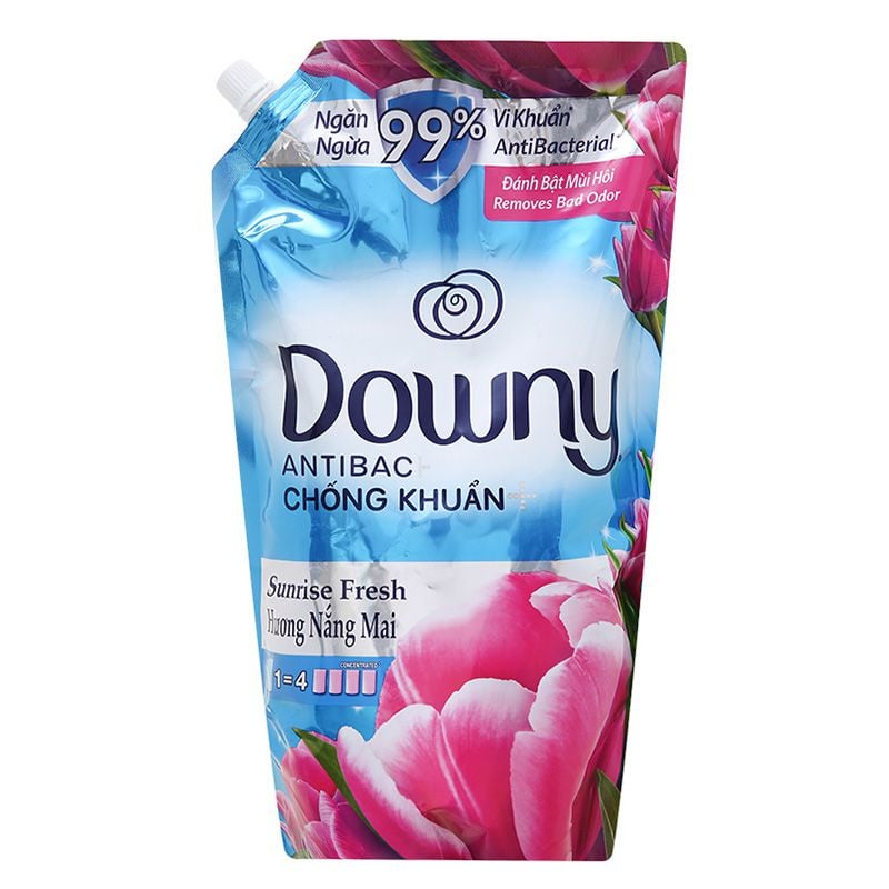  Nước xả vải Downy hương nắng mai túi 800ml 