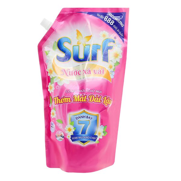  Nước xả vải Surf hương cỏ lan tỏa túi 1,6 lít 