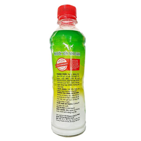  Nước yến nha đam Yến Việt chai 405 ml 