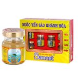  Nước yến sào Khánh Hoà Sanest nhân sâm lốc 6 hũ x 70ml 