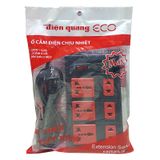  Ổ cắm Điện Quang ECO 6 lỗ dây 2 mét 