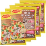  Hạt nêm cao cấp gấp đôi thịt xương tủy và gia vị tự nhiên Maggi lốc 6 gói x 175g 