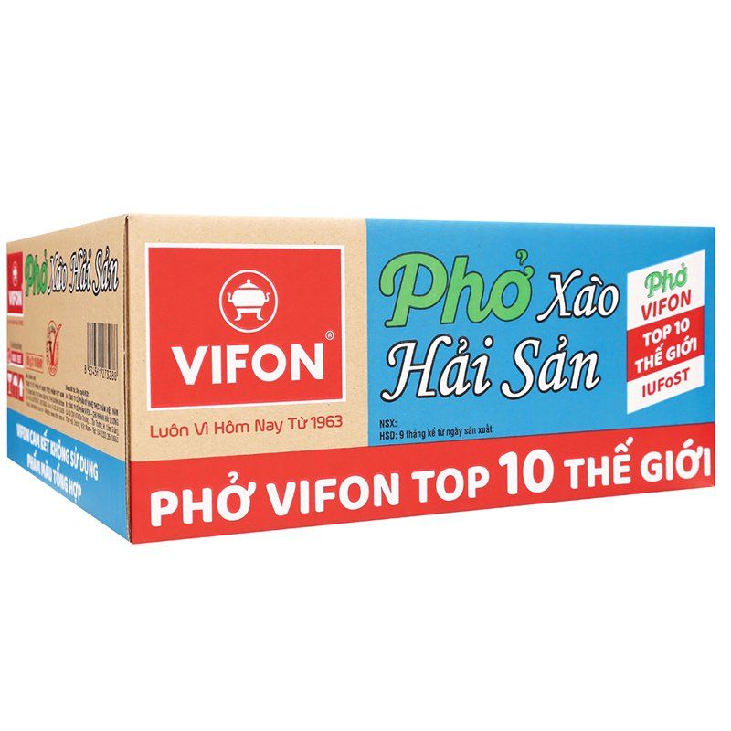  Phở xào hải sản Vifon khay 80g 