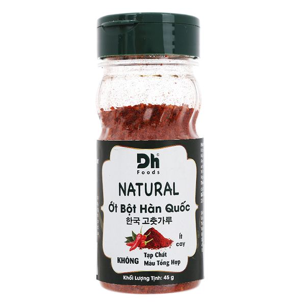  Ớt bột Hàn Quốc Natural Dh Foods hũ 45g 