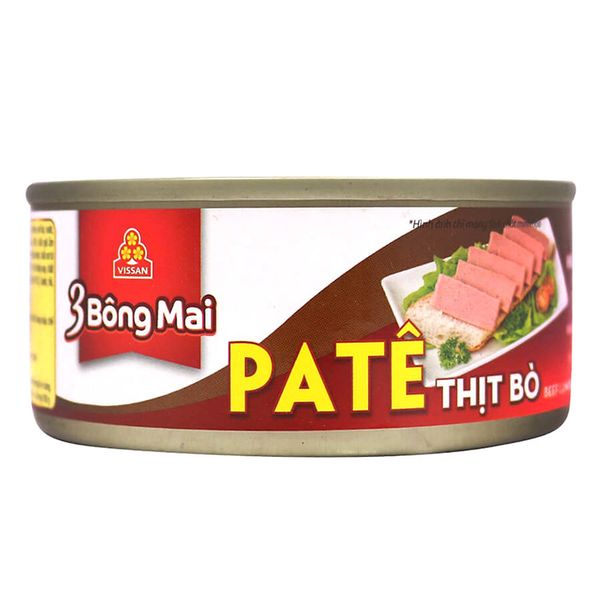  Pate thịt bò Vissan hộp 150 g 