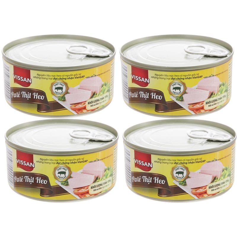  Pate thịt heo Vissan hộp 170 g 