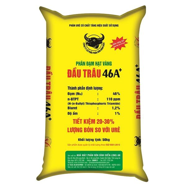  Phân đạm hạt vàng ĐẦU TRÂU 46 A+ Bình Điền bao 50 kg 