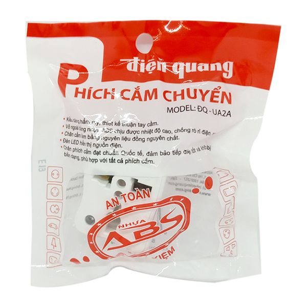  Phích cắm chuyển Điện Quang ĐQ-UA2A 