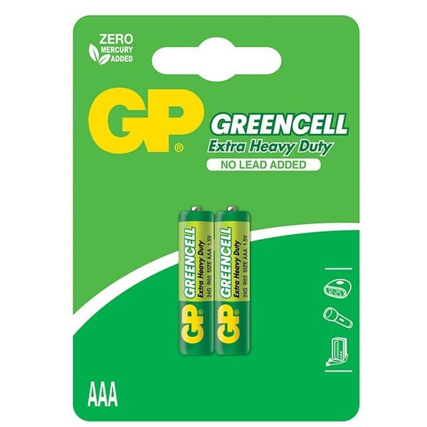  Pin đũa Greencell AAA GP24G vỉ 2 viên 