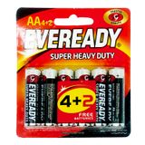  Pin Eveready SHD AA 1215 BP4 bộ 3 vỉ 4 tăng kèm 2 viên 