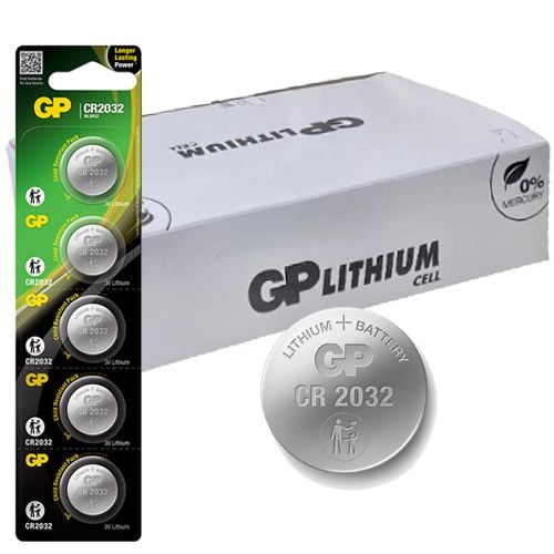  Pin Lithium cúc áo 2032 GP CR2032 - 2CPU5 vỉ 5 viên 