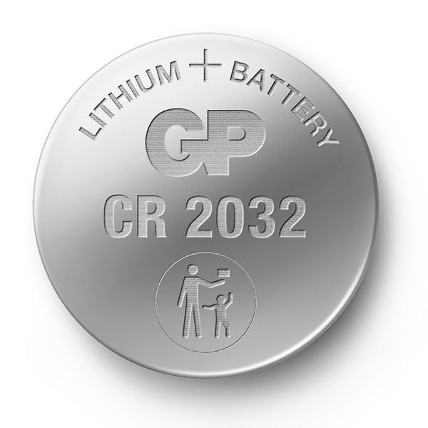  Pin Lithium cúc áo 2032 GPCR2032-2CPU 