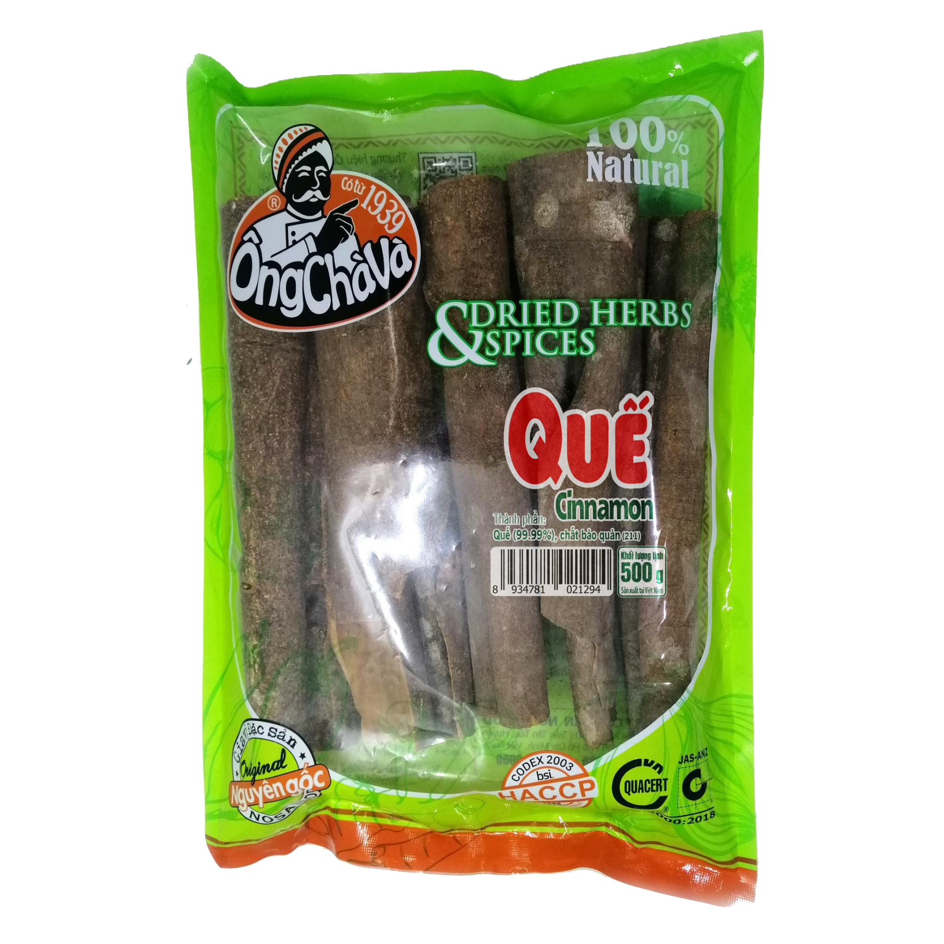  Quế khúc Ông Chà Và gói 150 g 