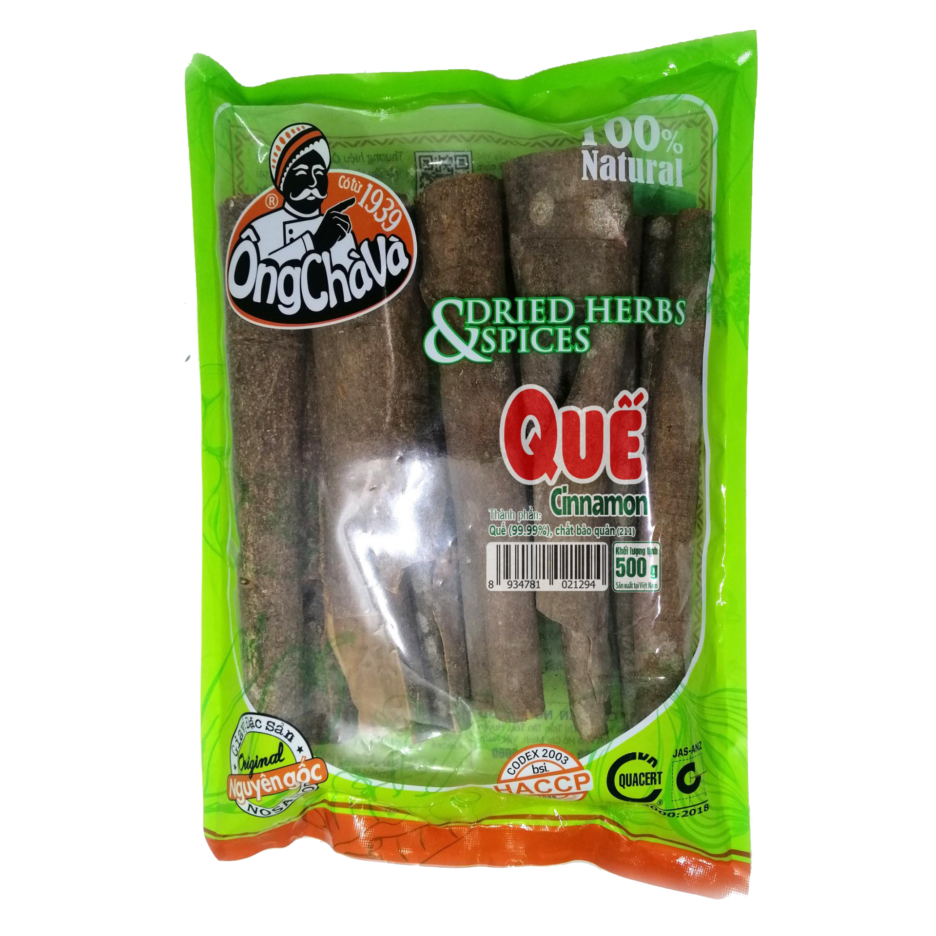  Quế khúc Ông Chà Và gói 70 g 