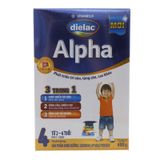  Sữa bột Dielac Alpha 4 cho trẻ từ 2 đến 6 tuổi hộp giấy 400g 