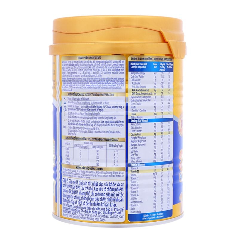  Sữa bột Dielac Alpha Gold 1 cho trẻ dưới 6 tháng tuổi lon 400g 