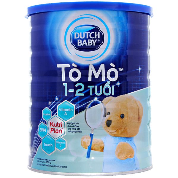  Sữa bột Dutch Lady tò mò cho trẻ từ 1 đến 2 tuổi lon 900 g 