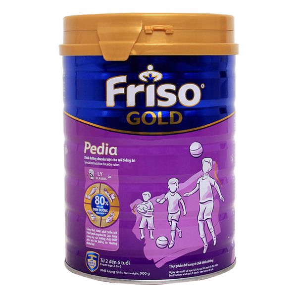  Sữa bột Friso Gold Pedia cho trẻ từ 2 đến 6 tuổi lon 900 g 