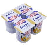  Sữa chua trái cây Elle & Vire vị Thơm lốc 4 x 125g 