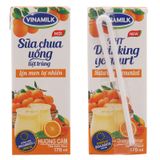  Sữa chua uống Vinamilk hương cam lốc 4 hộp x 170ml 