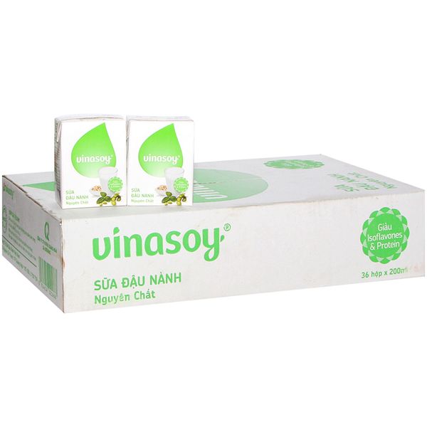  Sữa đậu nành Vinasoy thùng 24 hộp x 200ml 