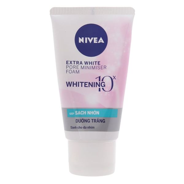  Sữa rửa mặt Nivea sạch nhờn dưỡng trắng 50g 