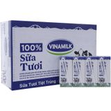  Sữa tươi tiệt trùng Vinamilk Ít đường thùng 48 hộp x 180ml 