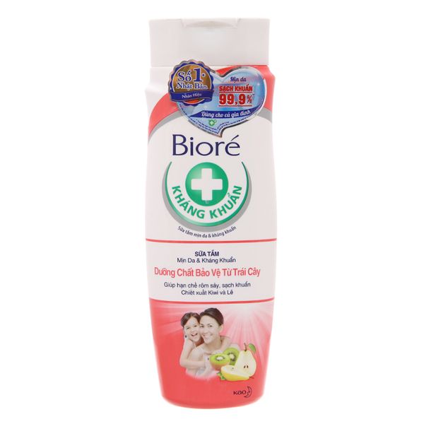  Sữa tắm Biore dưỡng chất bảo vệ từ trái cây chai 220g 