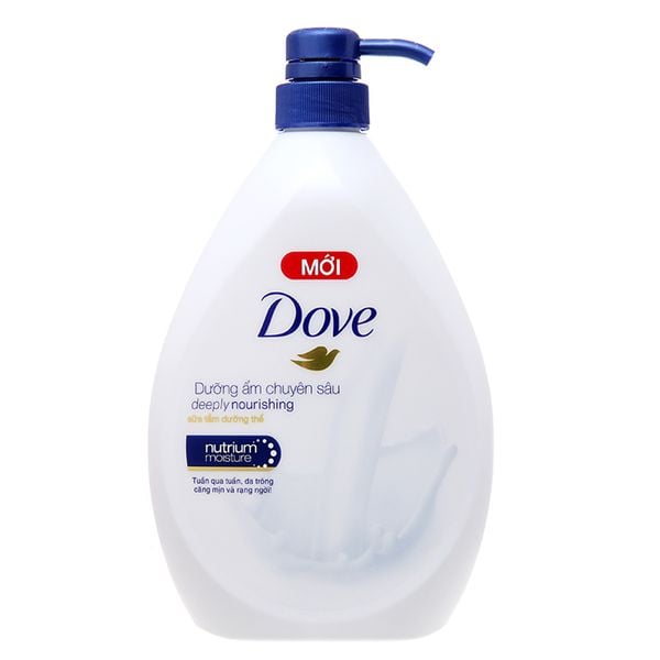  Sữa tắm Dove dưỡng ẩm chuyên sâu chai 900g 