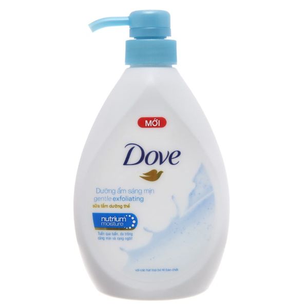  Sữa tắm Dove dưỡng ẩm sáng mịn chai 530g 