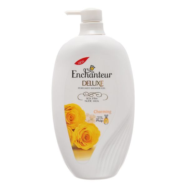  Sữa tắm Enchanteur Deluxe Charming hương nước hoa pháp chai 900g 